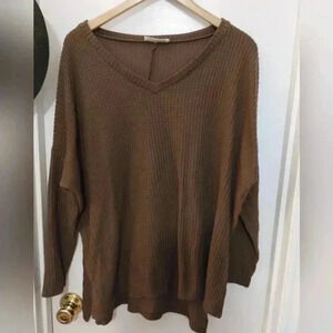 Zeanana women's hollow long sleeve tunic warm